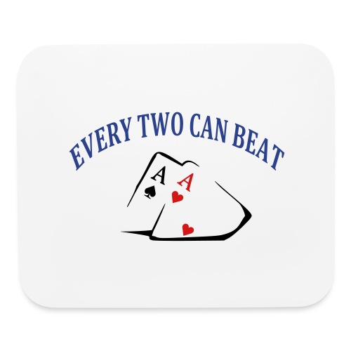 Man Beat the aces - Mouse pad Horizontal