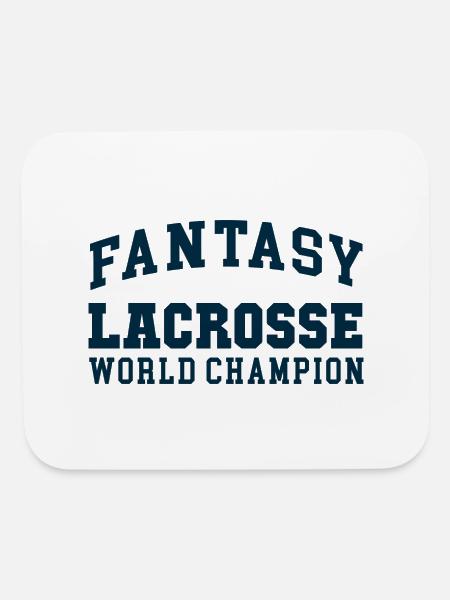 Fantasy Lacrosse World Champ 1 - Mouse pad Horizontal - white - Front