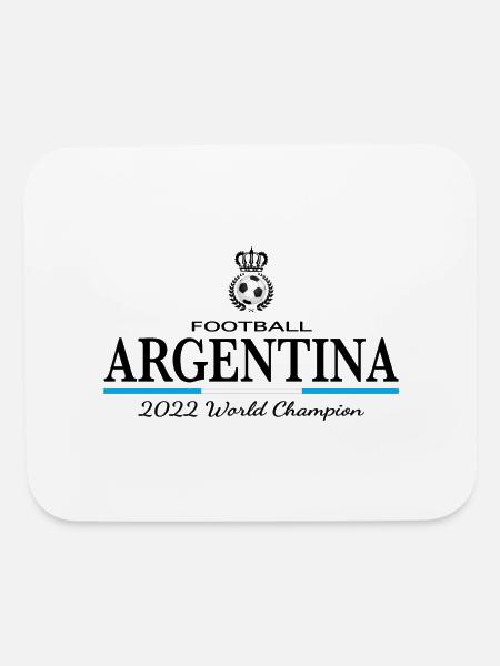 Soccer Argentina 2022 world champion - Mouse pad Horizontal - white - Front