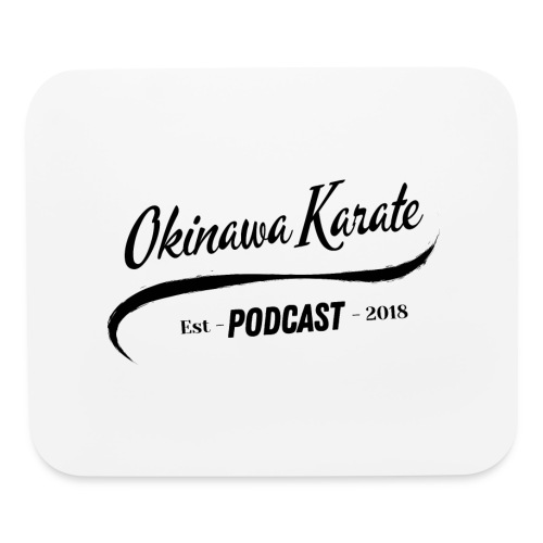 Okinawa Karate Podcast Baseball Design - Mouse pad Horizontal