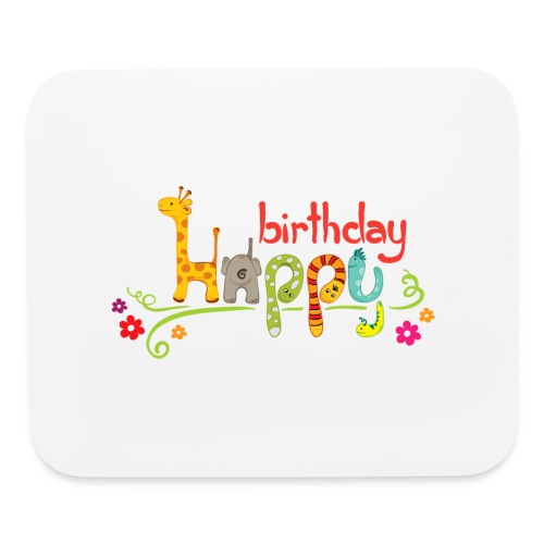 Cute Happy Birthday Kids PNG Clipart - Mouse pad Horizontal
