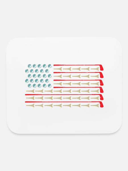 Golf - Mouse pad Horizontal - white - Front