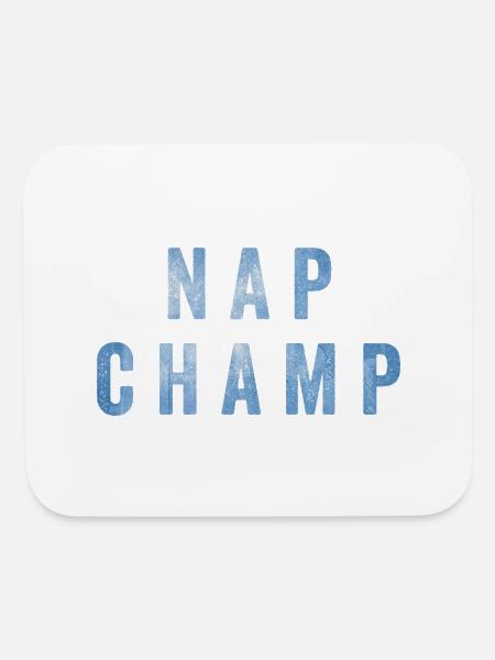 Nap Champ - Mouse pad Horizontal - white - Front