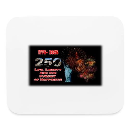 1776 - 2026 - 250 Years USA | Fireworks - Mouse pad Horizontal