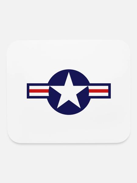 Air Force Roundel U.S. Air Force Vintage - Mouse pad Horizontal - white - Front
