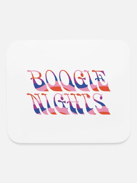 Soirées Boogie - Tapis de souris - blanc - Devant
