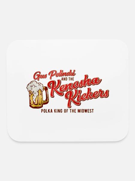 Kenosha Kickers the Polka King of the Midwest - Mouse pad Horizontal - white - Front