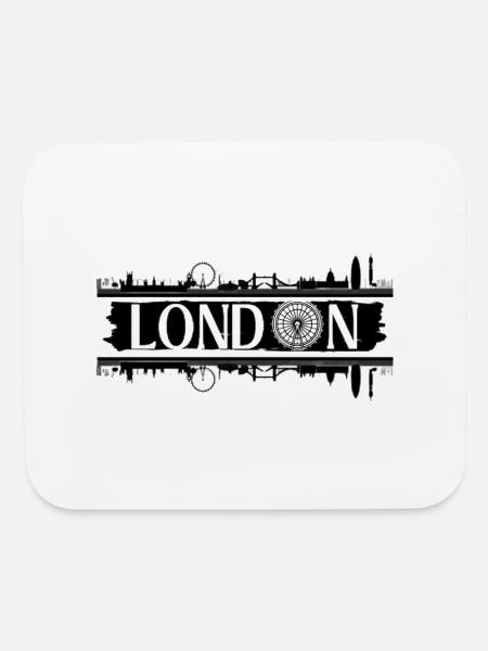 LONDON - Mouse pad Horizontal - white - Front