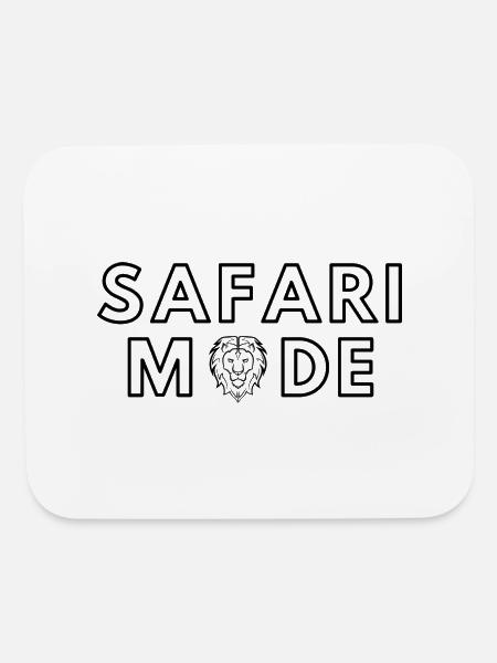 safari mode - Mouse pad Horizontal - white - Front