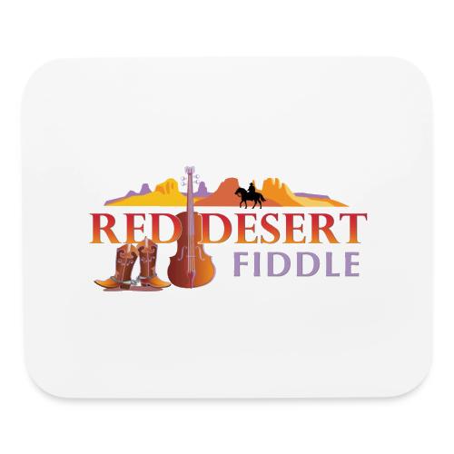 Red Desert Fiddle, Red Text Cut-Out. - Mouse pad Horizontal