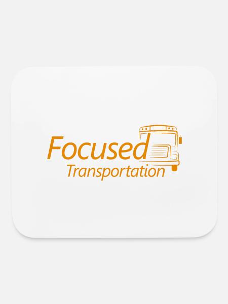 NSY Focused Transportation - Mouse pad Horizontal - white - Front