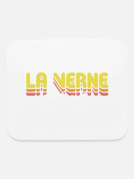 Retro La Verne California - Mouse pad Horizontal - white