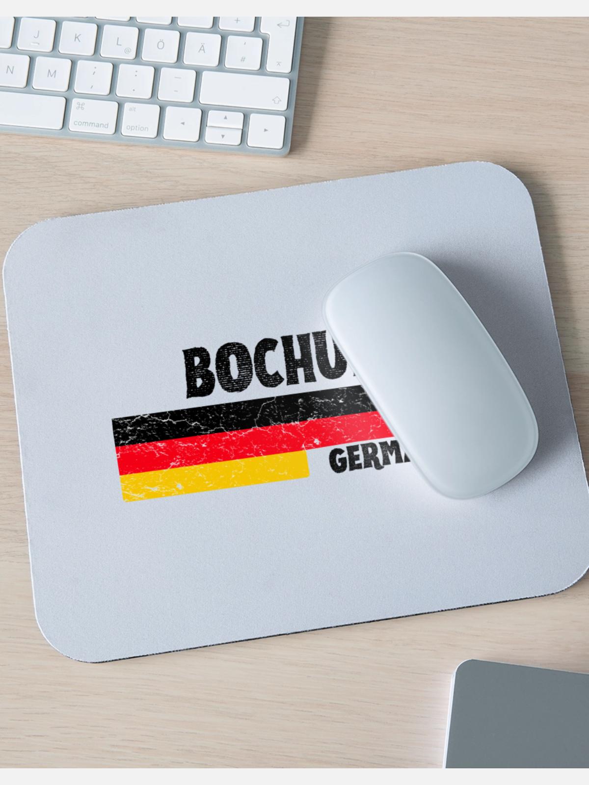 Bochum Germany - Mouse pad Horizontal - white - Front