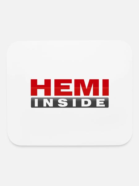 HEMI INSIDE - Mouse pad Horizontal - white - Front