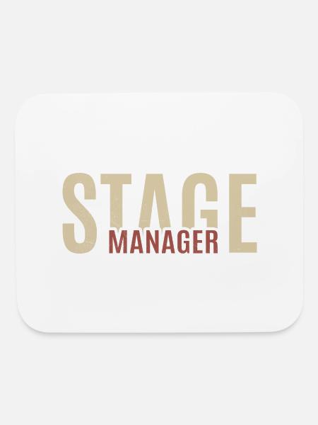 Simple Design For Stage Manager Stage Manager - Mouse pad Horizontal - white - Front