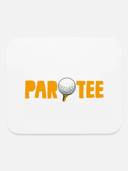 Golfing Golfer Golf Player - Mouse pad Horizontal - white - Front