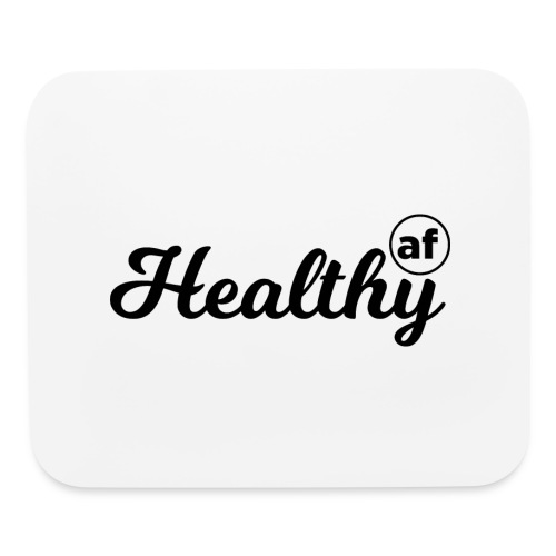 Healthy AF black2 FA1 - Mouse pad Horizontal