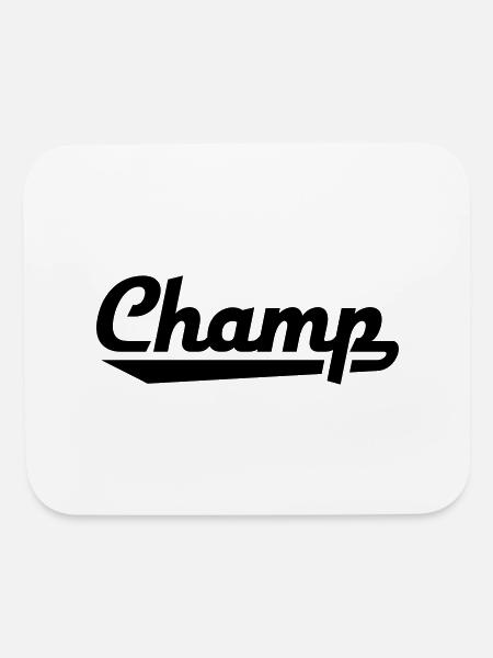 champ - Mouse pad Horizontal - white - Front
