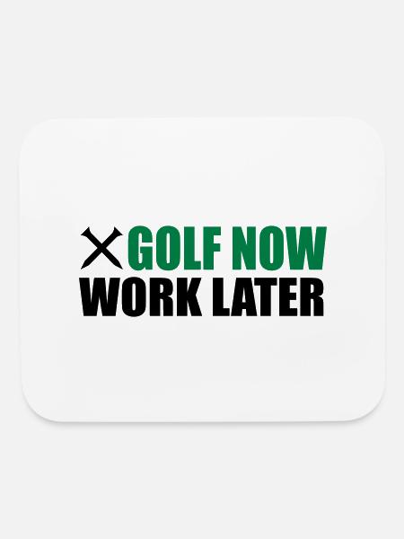 Golf - Mouse pad Horizontal - white - Front