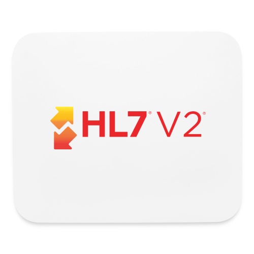 HL7 Version 2 Logo - Mouse pad Horizontal