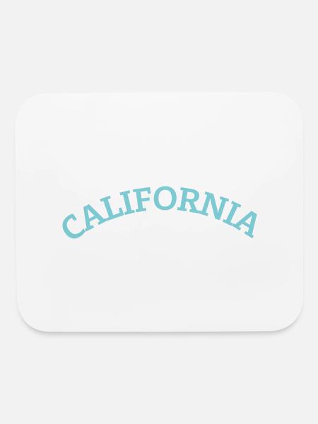 California - Mouse pad Horizontal - white