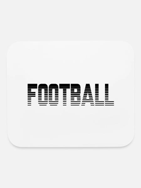 Football - Mouse pad Horizontal - white - Front