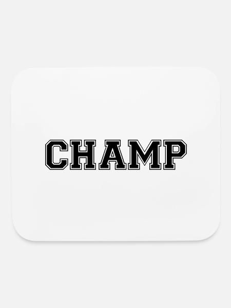 champ - Mouse pad Horizontal - white - Front