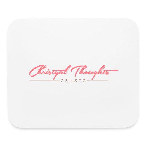 Christyal Thoughts C3N3T31 PEACH - Mouse pad Horizontal