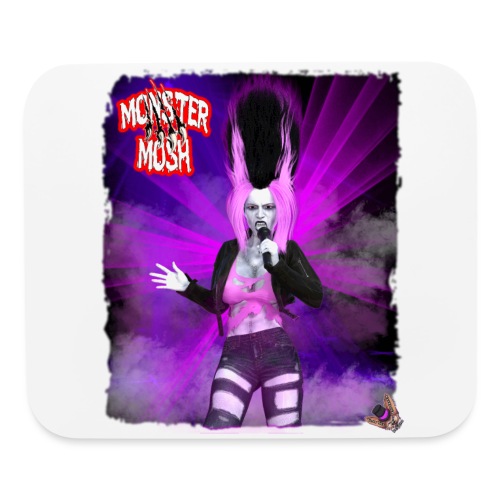 Monster Mosh Bride Of Frankie Singer Punk Variant - Mouse pad Horizontal