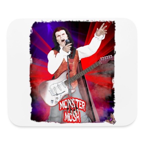 Monster Mosh Dracula Guitarist & Singer - Mouse pad Horizontal