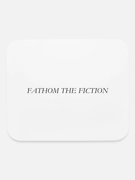 Fathom The Fiction - Mouse pad Horizontal - white - Front