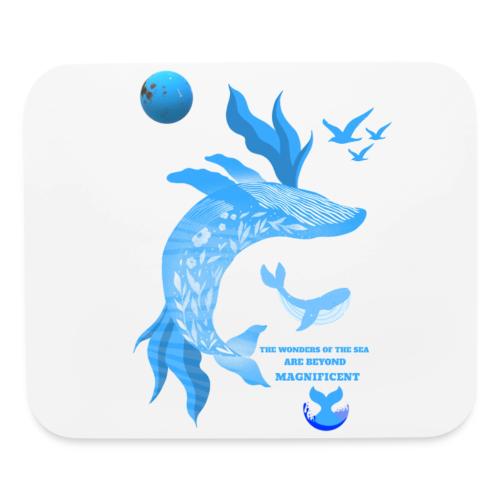 The Wonders Of The Sea - Mouse pad Horizontal