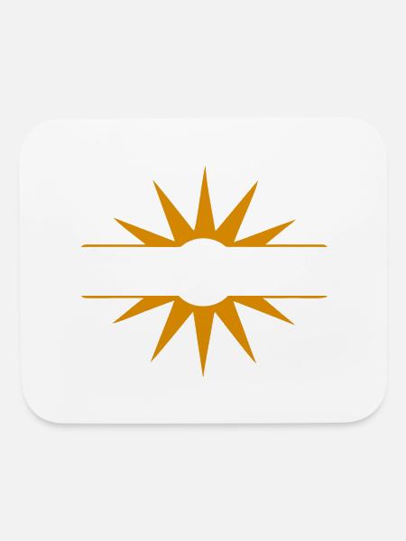 sun bone - Mouse pad Horizontal - white - Front