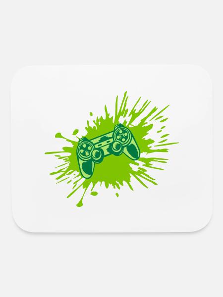 color blob console retro - Mouse pad Horizontal - white - Front