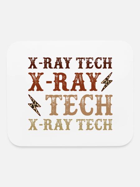 X ray Tech - Mouse pad Horizontal - white - Front