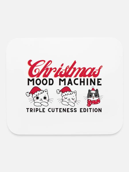 CHRISTMAS SLOT MACHINE - Mouse pad Horizontal - white - Front