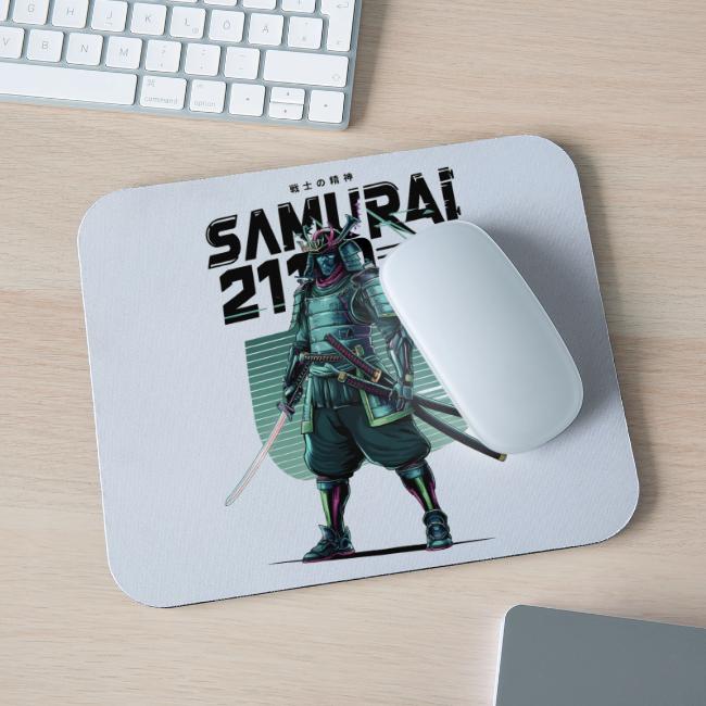 Cyber Samurai 2110: Glowing Katana Warrior
