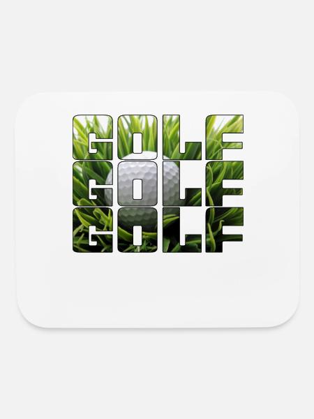 golf - Mouse pad Horizontal - white - Front