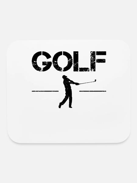 golf - Mouse pad Horizontal - white - Front