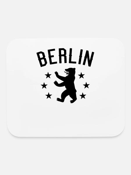 Berlin city germany - Mouse pad Horizontal - white - Front