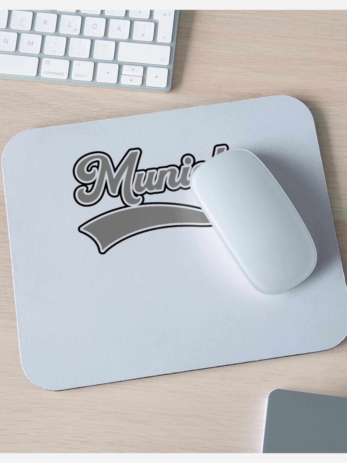 Munich germany - Mouse pad Horizontal - white - Front