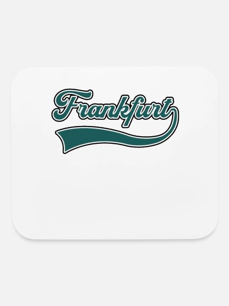 frankfurt germany - Mouse pad Horizontal - white - Front