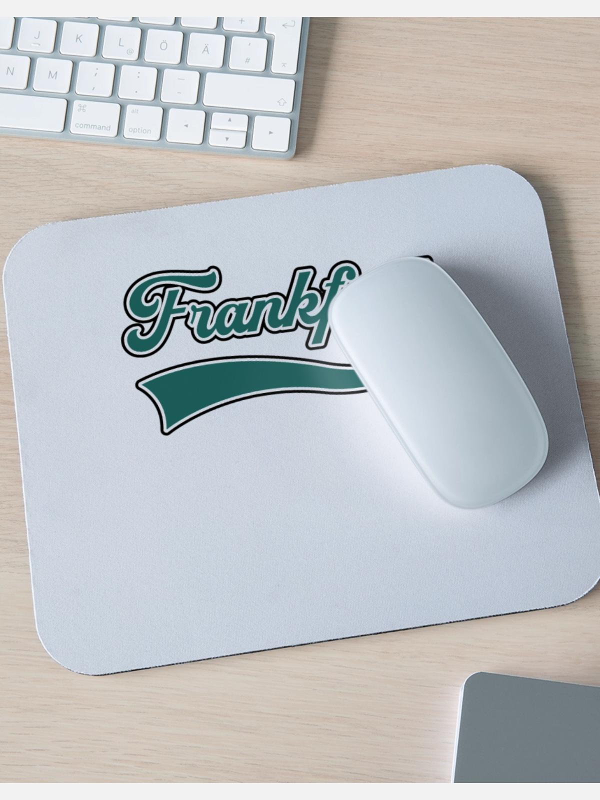 frankfurt germany - Mouse pad Horizontal - white - Front