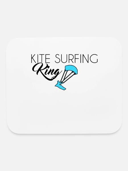 kite surfing King - Mouse pad Horizontal - white - Front