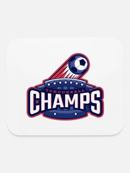 Tchoukball Champs Sport Ball - Mouse pad Horizontal - white - Front