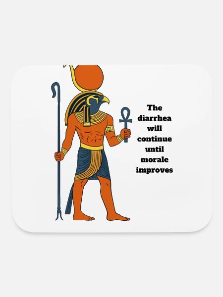 Anubis Morale Booster - Mouse pad Horizontal - white - Front