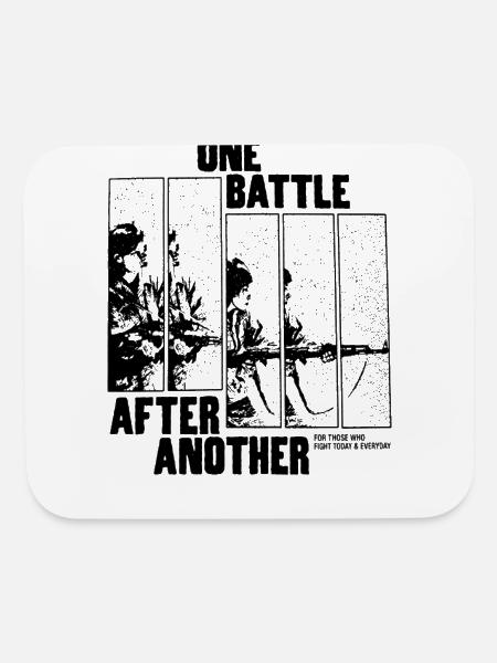 One Battle After Another - Mouse pad Horizontal - white - Front