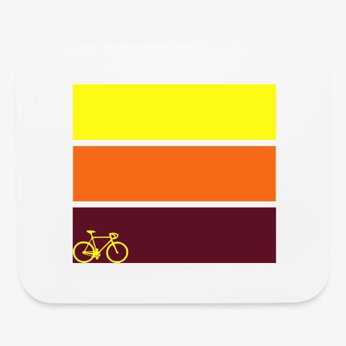 tricolor with bicycle - Mouse pad Horizontal