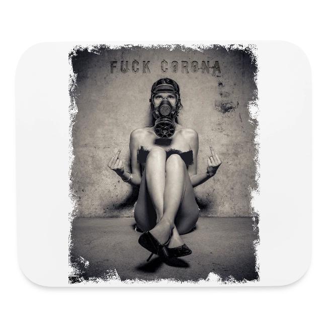 nude girl with gas mask - DOUBLE FUCK CORONA