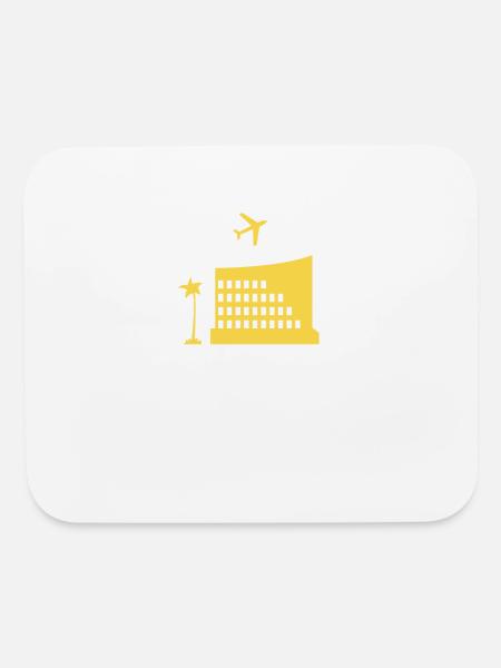 That Feeling When You Land in Vegas - Mouse pad Horizontal - white - Front